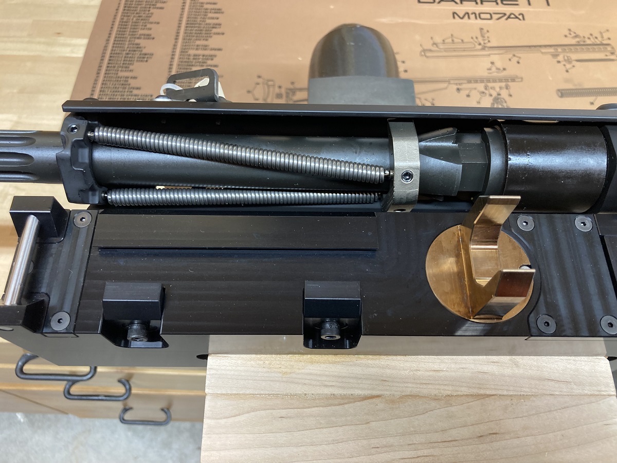 Barrel extension key fits safely into the upper receiver.